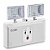 Luminária de Emergência LED Elgin 2000 Lúmens 16W com Bateria Interna Bivolt - 48LEM2KL0000 - 48LEM2KL0000 - Imagem 3