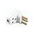 Plug Macho Angular Tramontina 3 Pinos Redondo 10 Amperes Branco - 57402/010 - Unitário - 57402/010 - Imagem 2