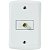 Tomada Conjunto 4x2 1 Modulo Saída para Cabo Tv Sat Tramontina Lux2 Branco - 57145/017 - 57145/017 - Imagem 1