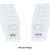 Kit com 10 Peças Interruptor 1 Simples 6A Tramontina Aria 57241/064 com 1 Tomada 10A + Espelho 4x2 Branco - 57241/064 KIT C/ 10 PEÇAS - Imagem 2