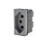 Tomada Módulo 2 Pinos + Terra 10A Pial Plus+ I Legrand Cinza - 615038CZ - 615038CZ - Imagem 3
