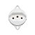 Tomada Modulo 2 Pinos + Terra 20A Branco Tramontina - 57111/096 - 57111/096 - Imagem 3