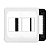 Espelho 4x4 para 4 Módulos Pial PoP I Legrand Branco - LGP44 - com Suporte - LGP44 - Imagem 2