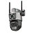 Câmera IP Wireless Speed Dome 360º Wi-Fi Dupla Imagem Visão Noturna Áudio MicroSD - iCSee A38 Bullet PTZ - XC-CW-03 - XC-CW-03 - Imagem 2