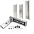 Fechadura EletroMagnética 12V para 272 Kg - Assa Abloy - 600M - Z4 - Incluso o Suporte LZ - 600M - Z4 KIT - Imagem 1