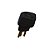 Adaptador Tomada SMS 2 Pinos Fêmea Chato + Terra - 3 Pinos Macho Redondo 10A Preto - 64120 - 64120 - Imagem 3