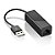 Adaptador USB 2.0 A-Macho - Rede RJ45 10/100 Multilaser - WI272 - WI272 - Imagem 1