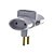 Adaptador Tomada T 3 Tomadas 2 Pinos 10A Branco Legrand Daneva - DN1552 - DN1552 - Imagem 3