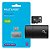 Cartão de Memória Multilaser 16 GB Micro SD+USB Adaptador Classe 10 - MC162 - MC162 - Imagem 1