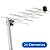 Antena Log Externa para Instalações Coletivas de TV HDTV/UHF 4K 20 Elementos Conector Frente Aquário - LU-20 - LU-20 - Imagem 2
