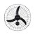 Ventilador de Parede Ventisol 60CM 127 Volts 147 Watts 3 Pás Preto - 490 - 490 - Imagem 2