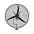Ventilador de Parede Ventisol 100CM 1/2CV 220 Voltts 3 Pás Preto - 15599 - 15599 - Imagem 1