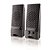 Caixa de Som Multilaser SP044 2.0 Canais 1W RMS Preto USB - SP044 - Imagem 2