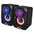 Caixa de Som Hoopson 2.0 Canais 6,0W Preto USB - CX-PC021LED - CX-PC021LED - Imagem 2