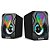 Caixa de Som RGB Exbom 2.0 Canais 6,0W Preto USB - 3860 - CS-C20 - 3860 - CS-C20 - Imagem 2
