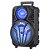 Caixa de Som Portátil Hoopson 100W Preto Bluetooth, USB, Auxiliar, Micro SD e FM - RBM-018 - RBM-018 - Imagem 1