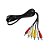 Cabo 3 RCA-Macho - 3 RCA-Macho 1,5M PIX - 018-1210 - 018-1210 - Imagem 3