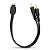 Cabo RCA Y KX3 1 RCA Fêmea x 2 RCA Macho Preto - YM30 - Cabo com 30 Centímetros - YM30 - Imagem 3