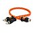 Cabo RCA Y KX3 1 RCA Fêmea x 2 RCA Macho Laranja - KCY2M - Cabo com 30cm - KCY2M - Imagem 2