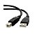 Cabo USB A-Macho - B-Macho 5,0 Metros 2.0 Preto Multilaser - WI274 - WI274 - Imagem 1