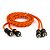 Cabo RCA KX3 2 RCA Macho x 2 RCA Macho Laranja - KCR1- Cabo com 1 Metro - KCR1 - Imagem 2