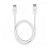Cabo USB Type-C Macho - Type-C Macho 1,2 Metros 3.1 Branco 5+ - 018-0051 - 018-0051 - Imagem 1