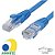 Cabo Patch Cord Cat.5E 1,5 Metros Azul Seccon SecLan CY-5128-CAT5E-1.5M-BL Homologado ANATEL - CY-5128-CAT5E-1.5M-BL - Imagem 2
