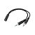 Cabo P3 Multilaser P3 Fêmea - 2 P2-Macho - WI410 - WI410 - Imagem 3