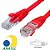 Cabo Patch Cord Cat.6 2,5 Metros Vermelho Seccon SecLan CY-5128-CAT6-2.5M-RD - Homologado ANATEL - CY-5128-CAT6-2.5M-RD - Imagem 1