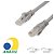 Cabo Patch Cord Cat.6 1,5 Metros Cinza Seccon SecLan CY-5128-CAT6-1.5M-GY - Homologado ANATEL - CY-5128-CAT6-1.5M-GY - Imagem 2