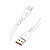 Cabo USB A-Macho - Type-C 1,0 Metro 120W 6.0A Branco X-Cell - XC-CD-111-B - XC-CD-111-B - Imagem 2