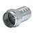 Conector F RG59 Zamak Crimpar - Pacote com 100 Unidades - CNF50017A - Proeletronic - CNF50017A - Imagem 1