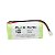 Bateria para Telefone sem Fio 600mAh 2,4V 2AAA Flex Plug Universal Tipo 74 - FX-70U - FX-70U - Imagem 1