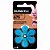 Pilha Auditiva PR675 1,45 Volts Duracell - 71370 - Blister com 6 Unidades - 71370 - Imagem 1