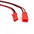 CABO COM CONECTOR JST - MACHO - FEMEA 2 PINOS - Imagem 2