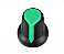 Knob Rotativo KH77 - Preto com Verde - Imagem 3