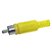 Plug RCA Plastico - Amarelo - Imagem 2