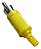 Plug RCA Plastico - Amarelo - Imagem 3