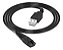 Cabo de Carregador USB Macho Para Barbeador 1,3M - Imagem 2