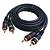 Cabo adaptador 2RCA Macho + 2RCA Macho - 2m - Imagem 1