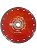 Disco de Corte Turbo Diamantado 230mm x 10mm x 25,4mm 9 Polegadas Mármore Concreto Alvenaria - Imagem 1