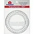 Transferidor Poliestireno 360 Graus Cristal - Acrimet - Imagem 1