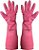 LUVA RANHURADA VOLK ROSA PAR M - Imagem 4