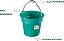 Balde Plástico de 8 Litros, Cor Verde, Linha Oba, Sanremo - Imagem 2