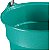 Balde Plástico de 8 Litros, Cor Verde, Linha Oba, Sanremo - Imagem 3