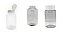 Kit Frasco Pet Transparente c/ Tampa Flip Top Branca 500 mg (24 unidades) - Imagem 4