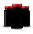 Frasco Pet Preto c/ Tampa Vermelha Flip Top - Imagem 3