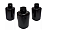Kit Frasco Pet Preto c/ Tampa Flip Top Vermelha (24 unidades) - Imagem 3