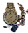 Relógio Feminino RuiXing Aço Dourado Elegância e Resistência - Imagem 4