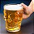 Kit Caneca De Vidro Caveira Para Chopp Cerveja Sorvete - Imagem 3